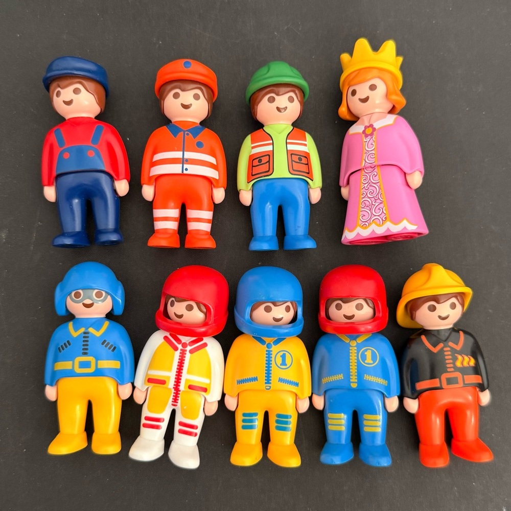Vintage Playmobil 123 people lot